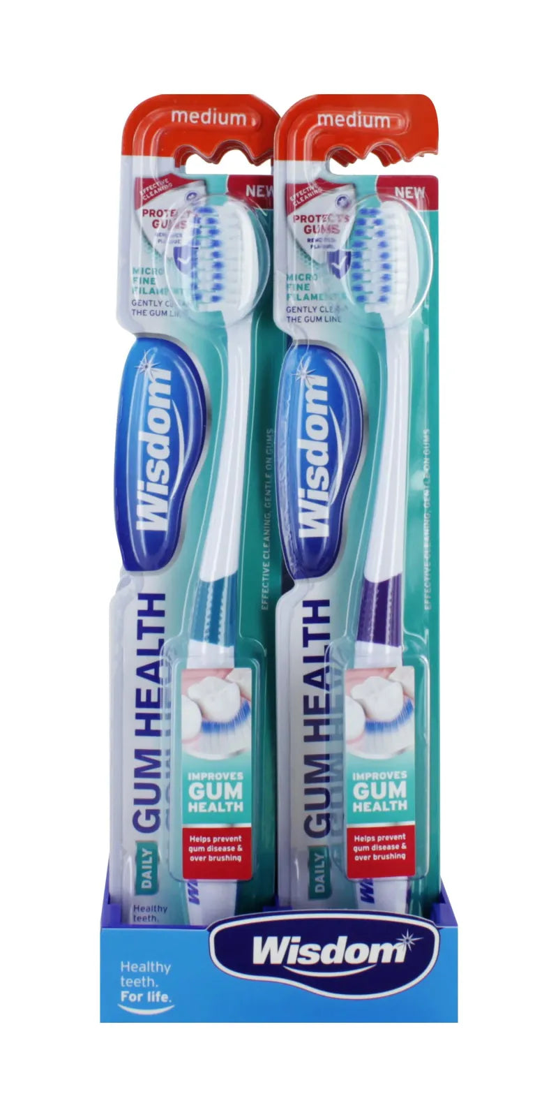 Wlsdom Daily Gum Health Toothbrush X 10 (Pack of 10)