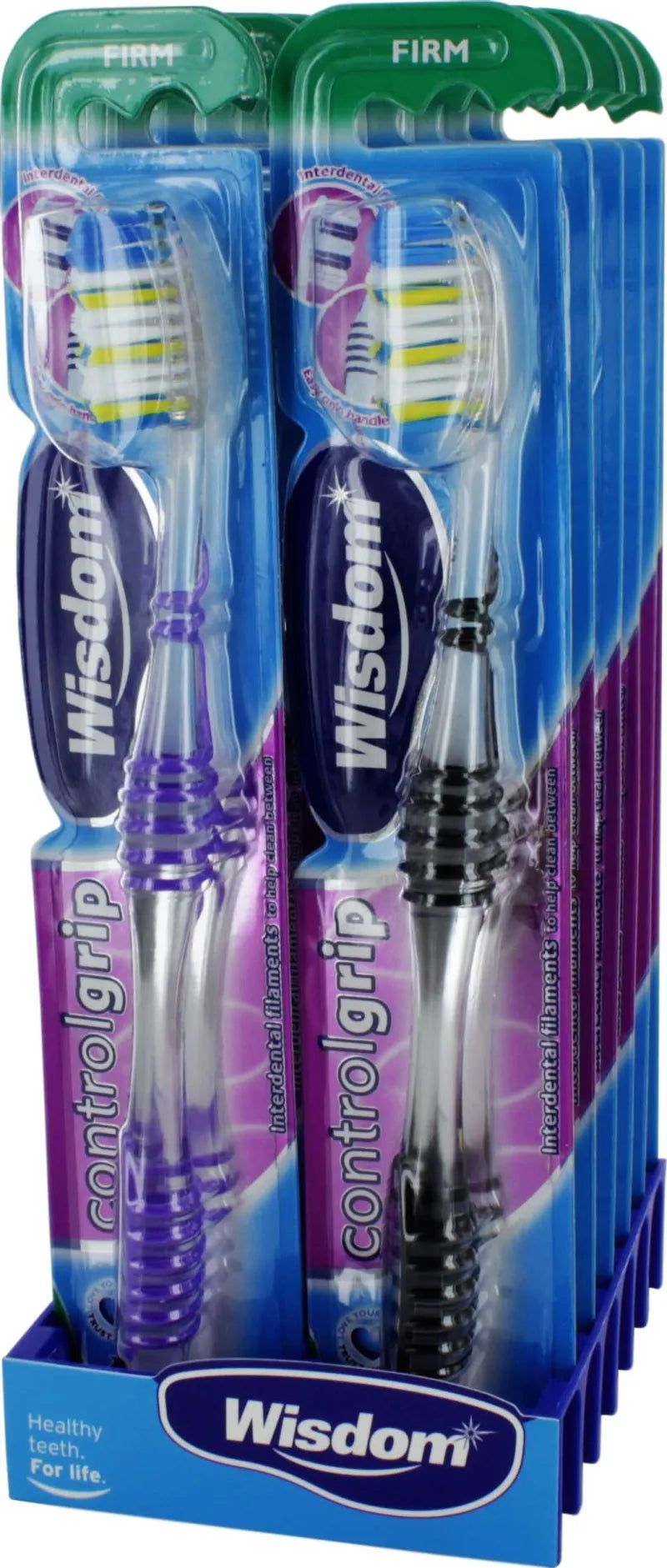 Wisdom Control Grip Firm Toothbrush X 12 (Pack of 12)