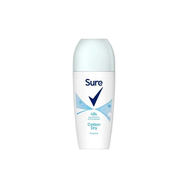 Sure Cotton Dry Roll On Deo 50ML (Pack of 12)