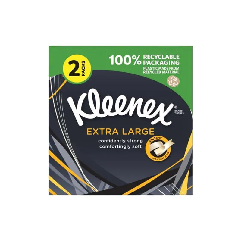 Kleenex Compact Mansize Tissues Twin Pack (Pack of 12)