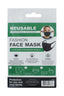 Black Polyester Face Mask (Pack of 12)