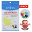 3 D Stereo Sponge Masks Coloured 3 Pack (Pack of 12)