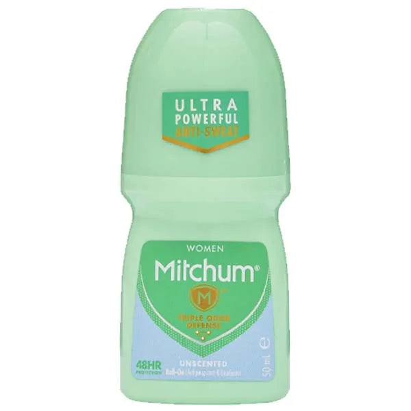 Mitchum Roll On Unscented 50ML (Pack of 6)