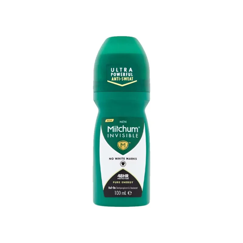 Mitchum On White Marks Roll On Deo 100ML Mens (Pack of 6)