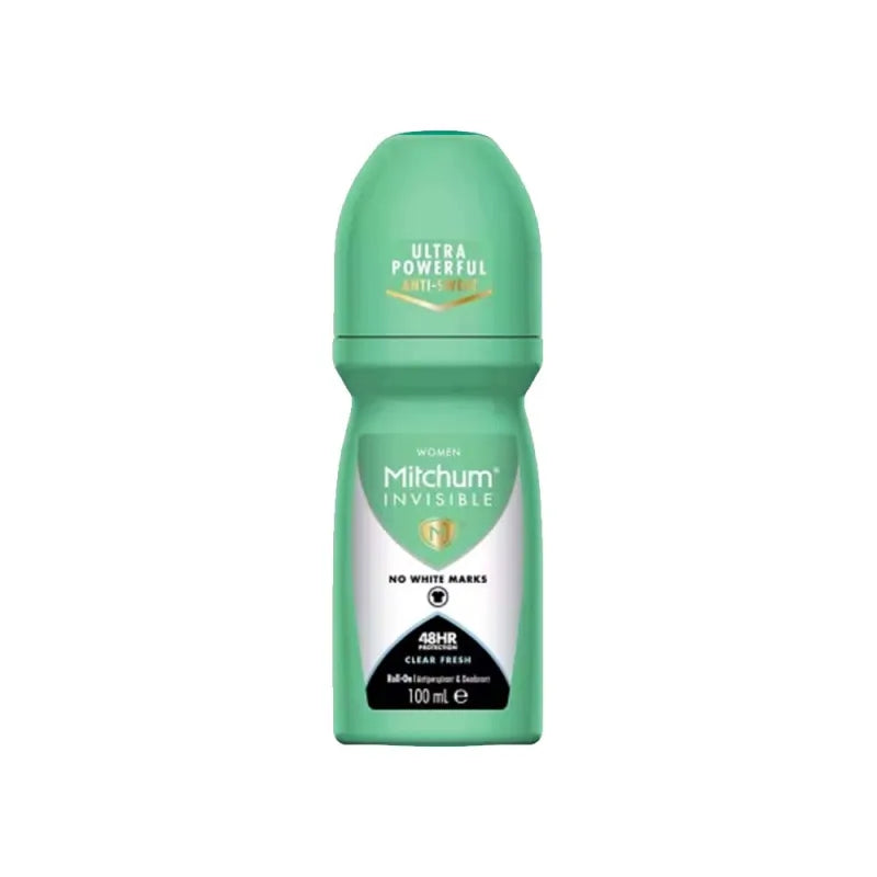 Mitchum On White Marks Roll On Deo 100ML Women (Pack of 6)
