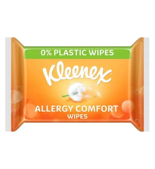 Kleenex 40 Water Fresh Allergy Comfort Wipes (Pack of 12)