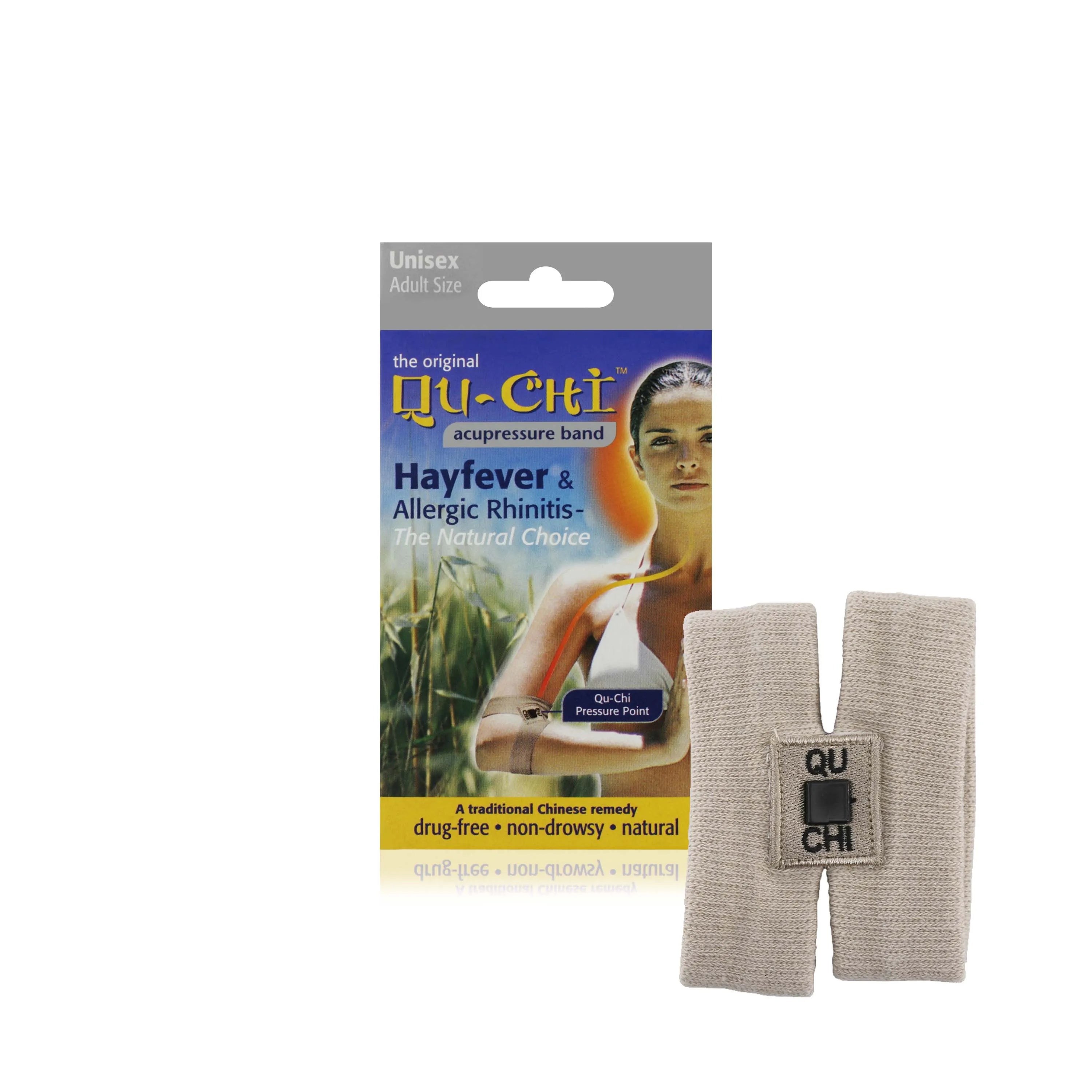 Adult Qu-Chi Hay Fever Bands Beige (Pack of 3)