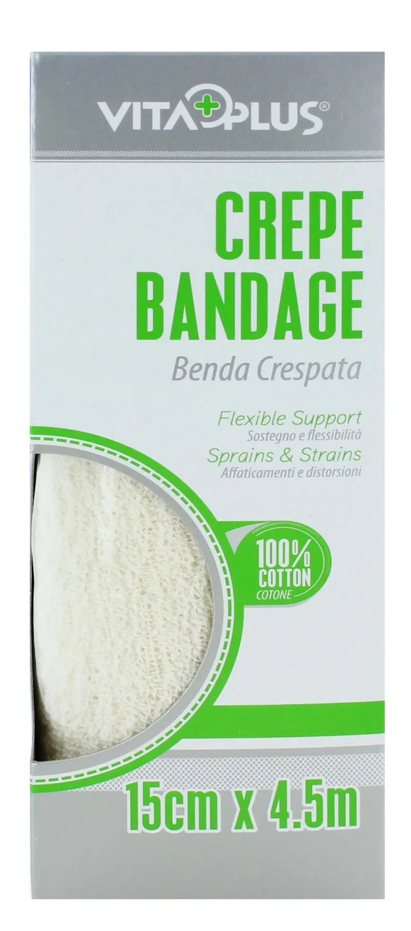 Ves091 Crepe Bandage 15Cmx4.5M Fortuna (Pack of 6)