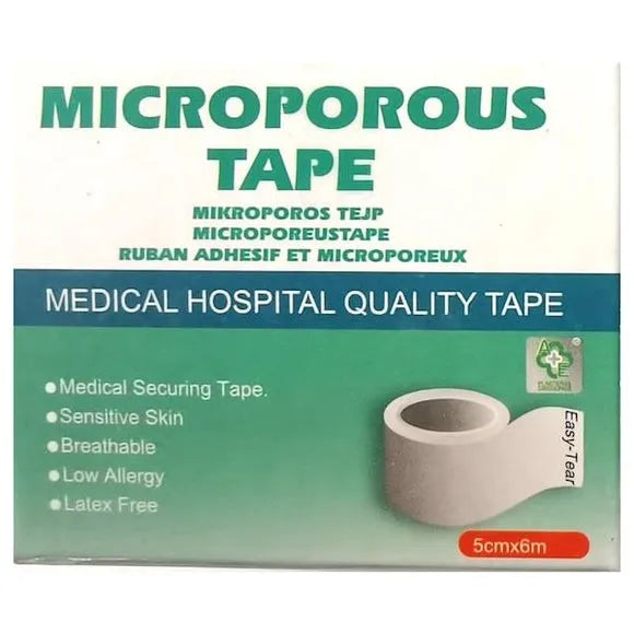Ae13 Microporous Tape 5Cm X 6M (Pack of 6)