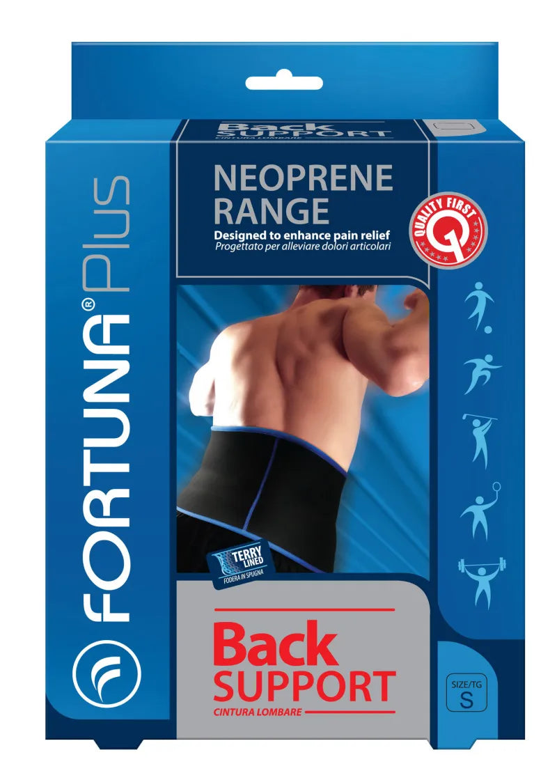 Ft-Sn-001 Neoprene Back Support Sml (Pack of 3)