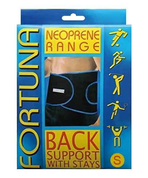 Ft-Sn-005 Neop Back Sppt With Stays Sml (Pack of 3)