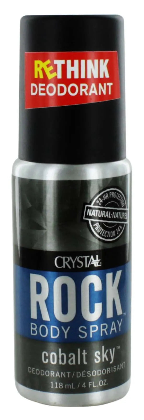 Crystal Rock Deo Spray Cobalt Sky 118ML (Pack of 6)