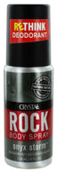 Crystal Rock Deo Spray Onyx Storm 118ML (Pack of 6)