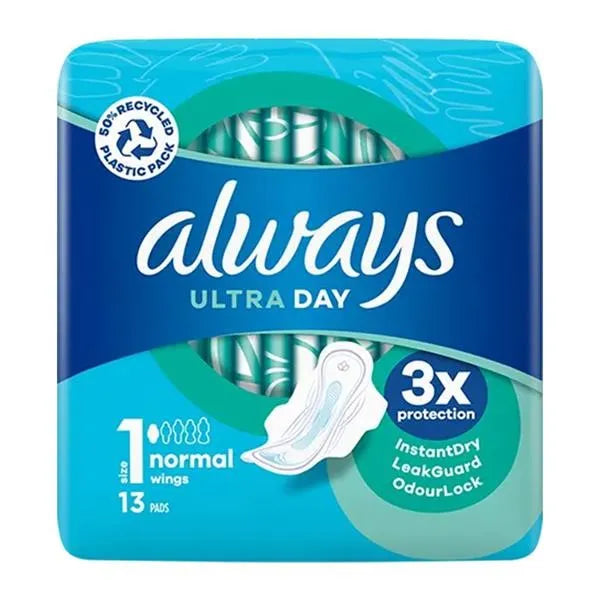 Always Ultra Day 13S Normal With Wings (Pack of 6)