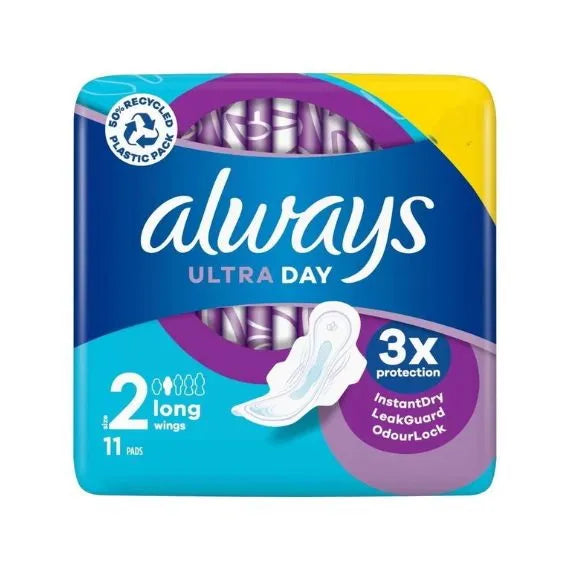Always Ultra Day Long 11S Pads With Wings (Pack of 6)