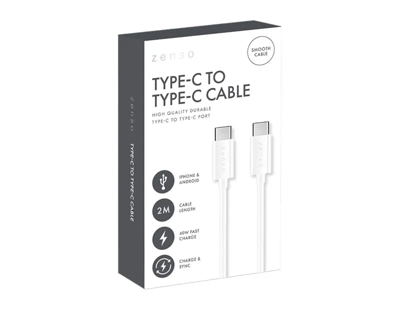 Ele12222 C To C Charger 2M (Pack of 12)