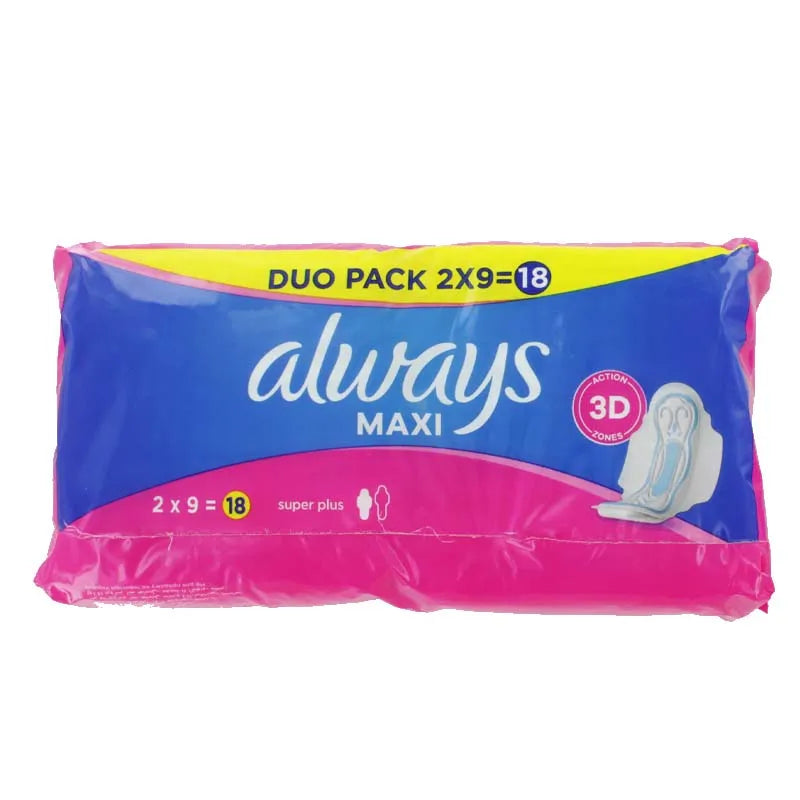 Always Maxi Thick 18S With Wings (Pack of 6)