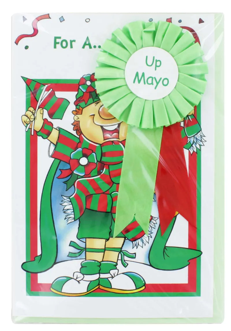Greeting Card With Rosette Mayo (Pack of 6)