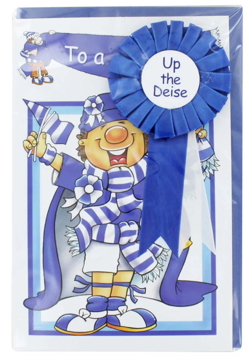 Greeting Card With Rosette Waterford (Pack of 6)