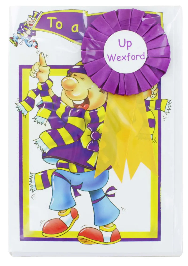 Greeting Card With Rosette Wexford (Pack of 6)