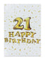 Cards 21St Birthday (No.50) (Pack of 12)