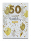 Cards 50Th Birthday (No.55) (Pack of 12)