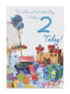 Boy Age 2 Birthday Card (Pack of 12)