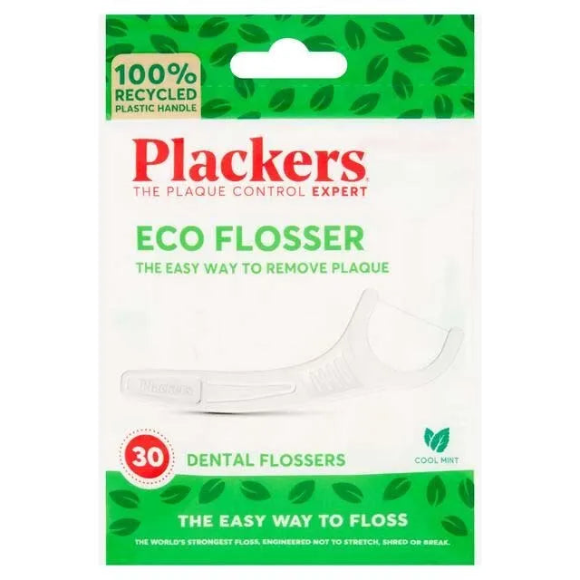 Plackers 36 Count Eco Dental Flossers Mint – interdental cleaner