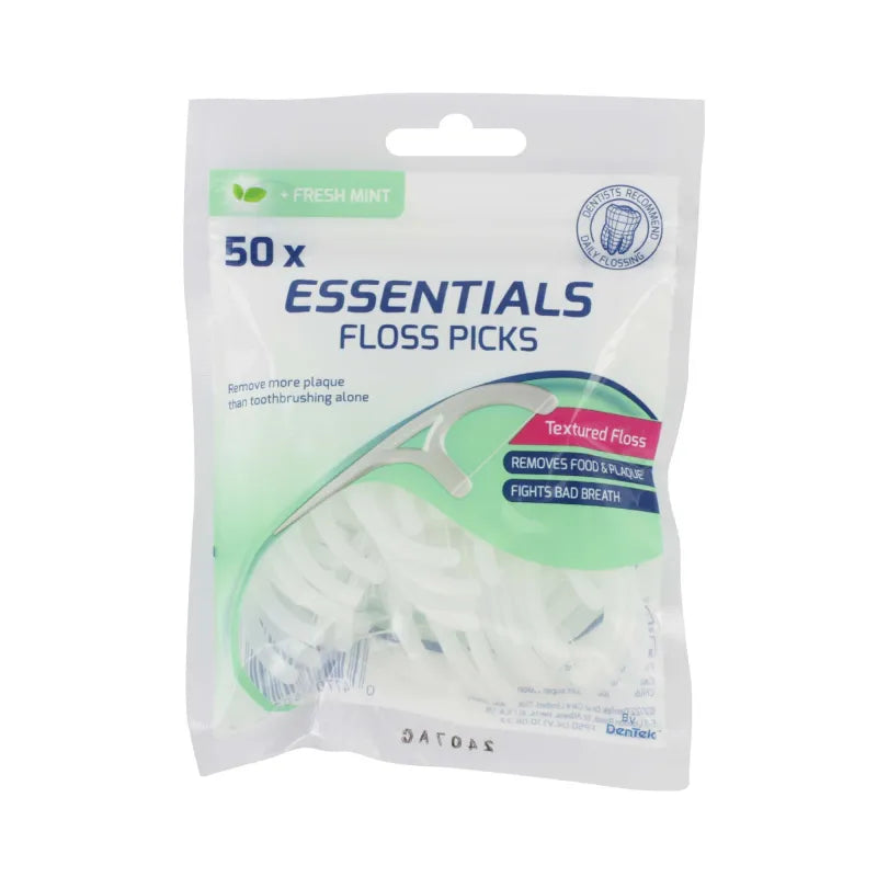 Dentek 50 Floss Picks (Pack of 12)