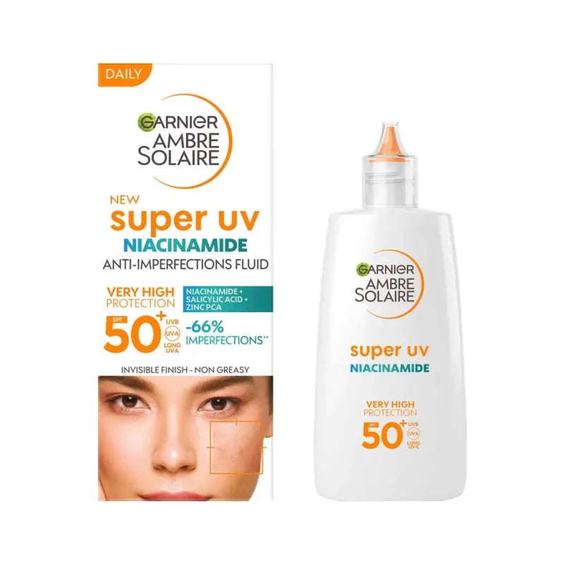Ambre Solaire Super UV Niacinamide Anti-Imperfections Fluid 40ML (Pack of 6)