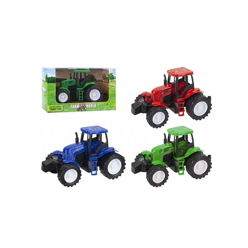 421068 Farm World Tractor 5.5" (Pack of 6)