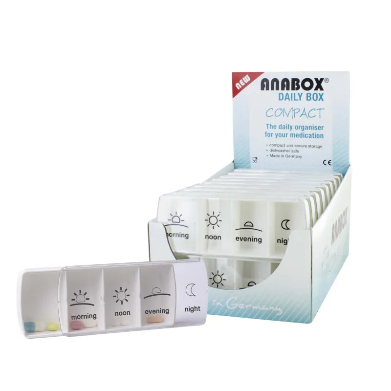 Anabox Daily Compact Pill Box X18 (Pack of 18)