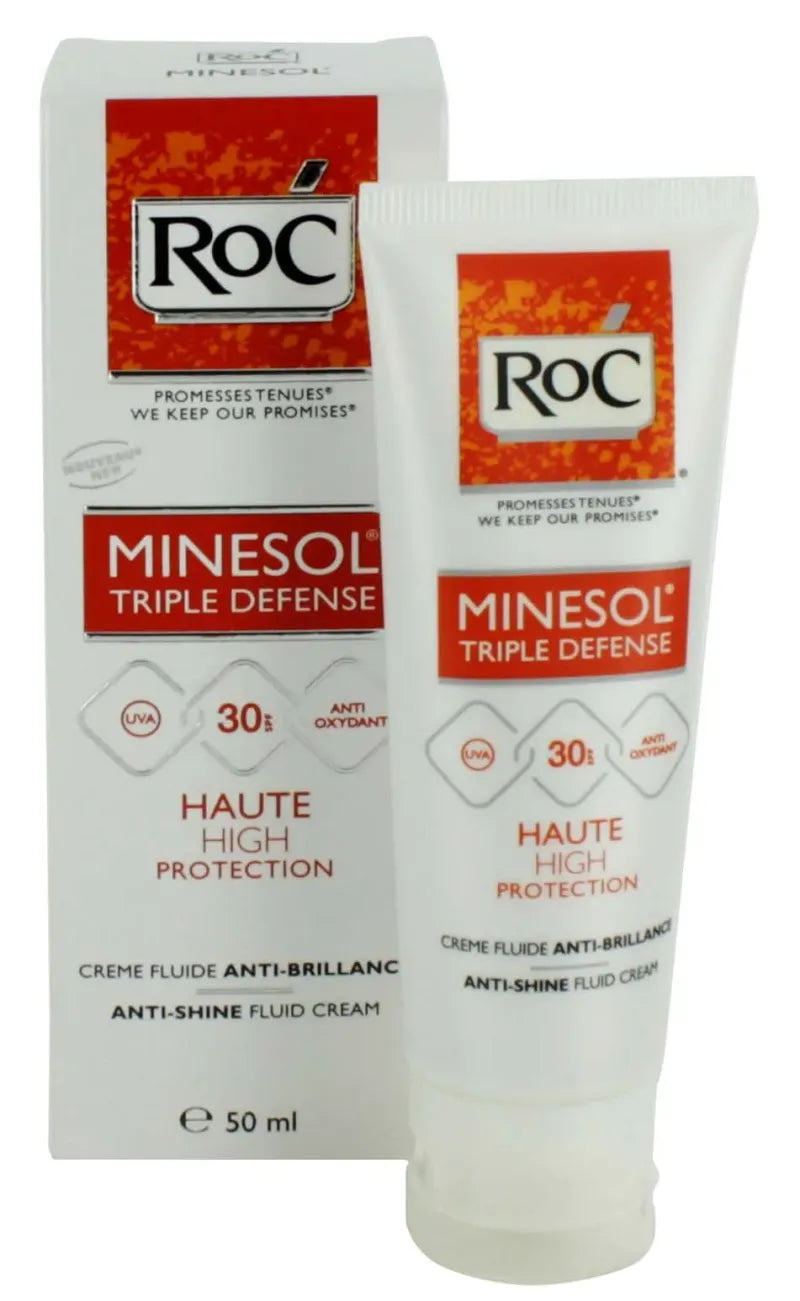 Roc Minesol Triple Defense 30 50ML Tube (Pack of 6)