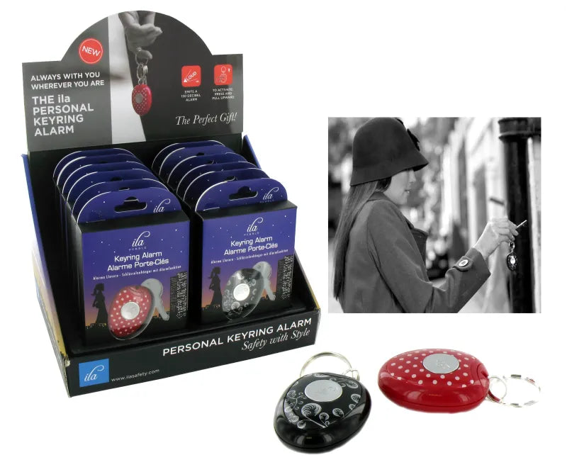 Ila Pebble Keyring Alarm (Pack of 3)