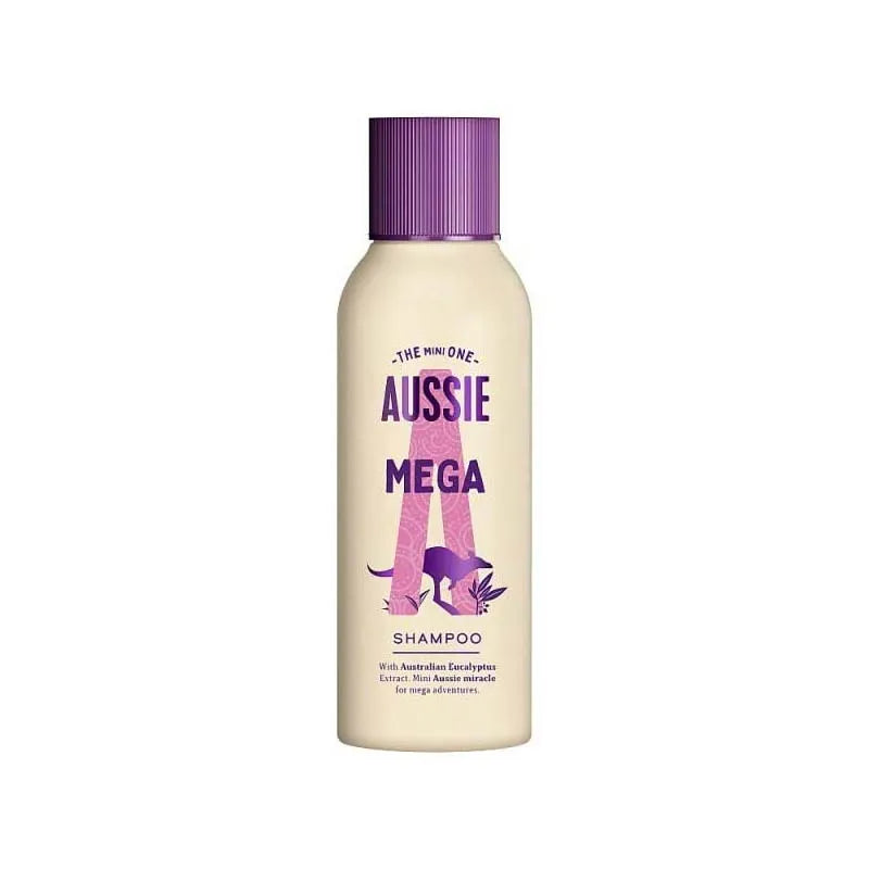 Aussie Mega Travel Size S/Poo 90ML (Pack of 6)