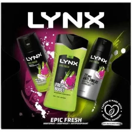 Lynx Epic 3Pce Set (Pack of 6)