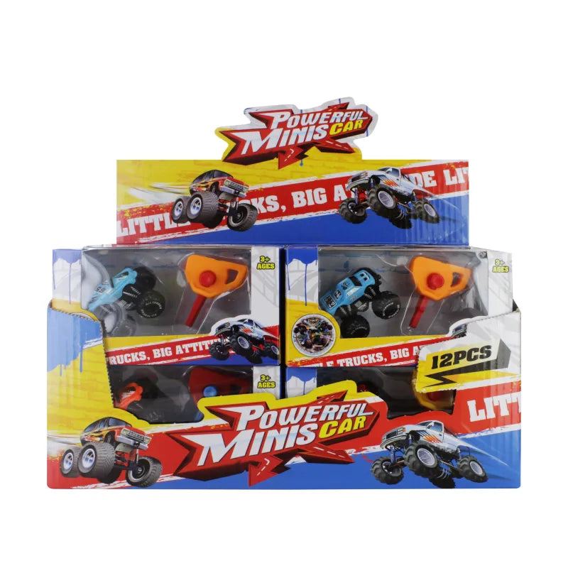 Mini Car With Key Shooter Disp X12 (Pack of 12)
