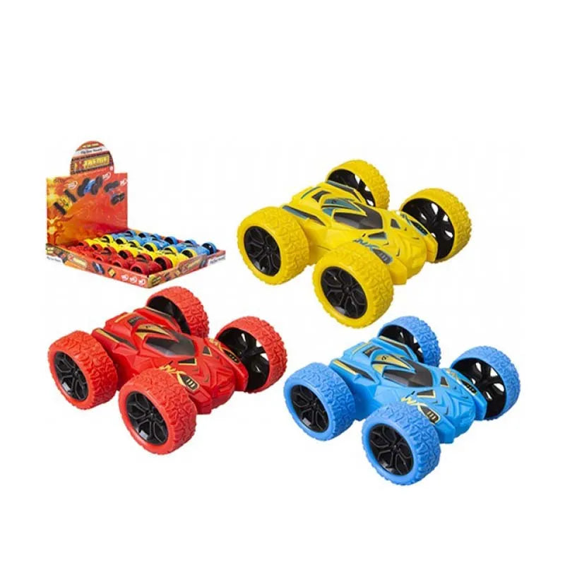 420062 Friction Power Flip Over Racers X12 (Pack of 12)
