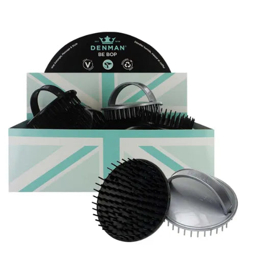 Denman D6 Shower Brush Black/Silver Tray – hairbrush