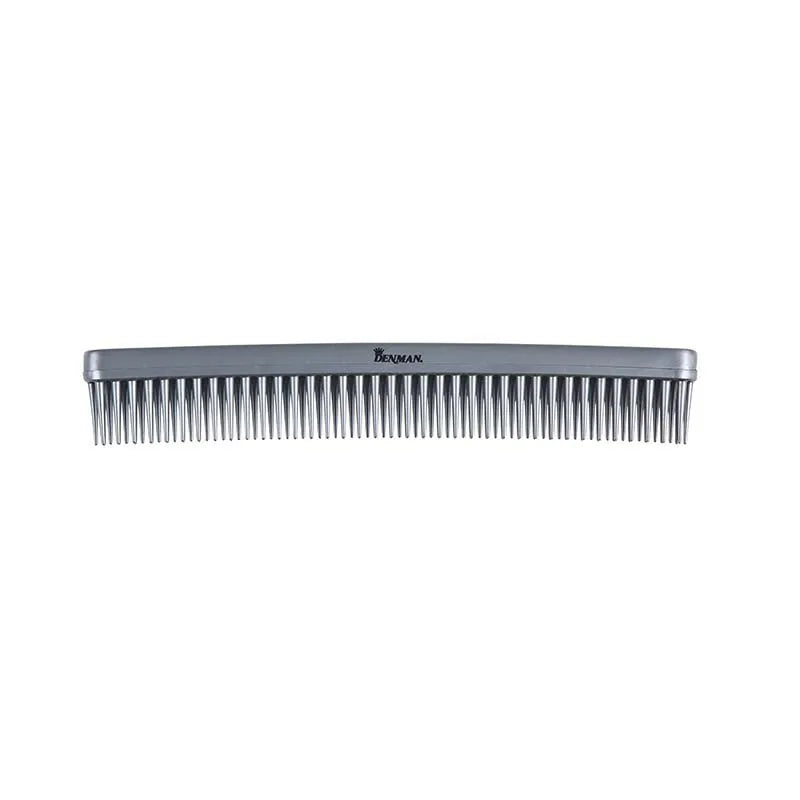 Denman D12 Tame 'N' Tease 3 Row Comb Silver (Pack of 6)