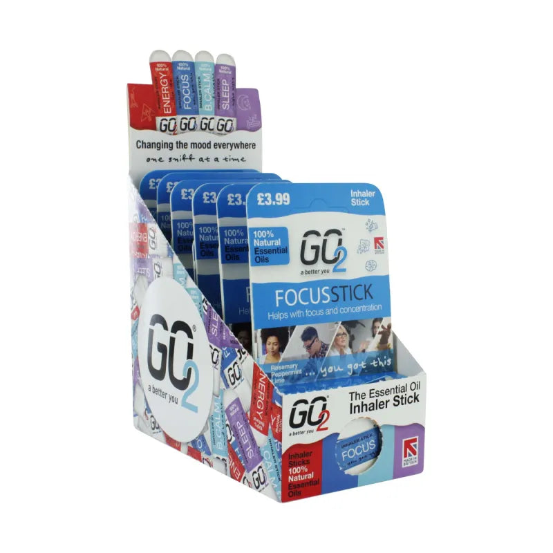 Go2 Focus Inhaler Stick (Pack of 12)