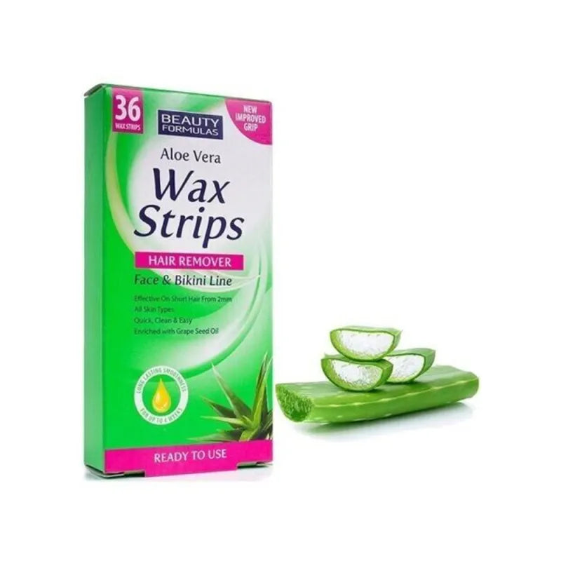 Bf Aloe Vera Wax Strips Face & Bikini Line (Pack of 6)
