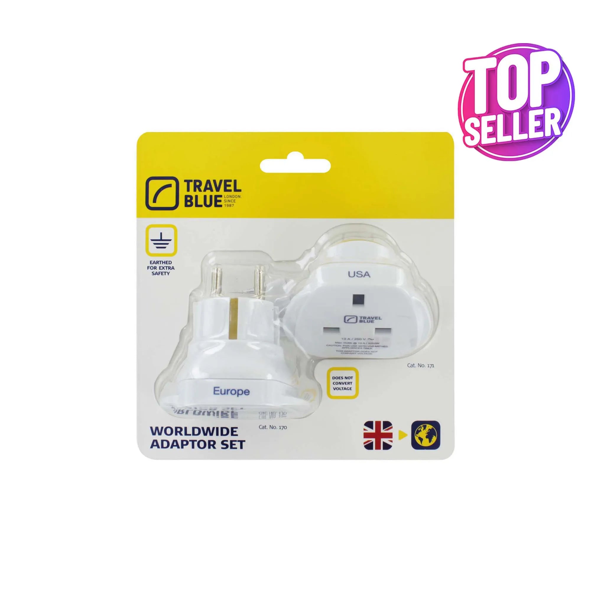 Travel Blue World Wide Adaptor 175 (Pack of 6)