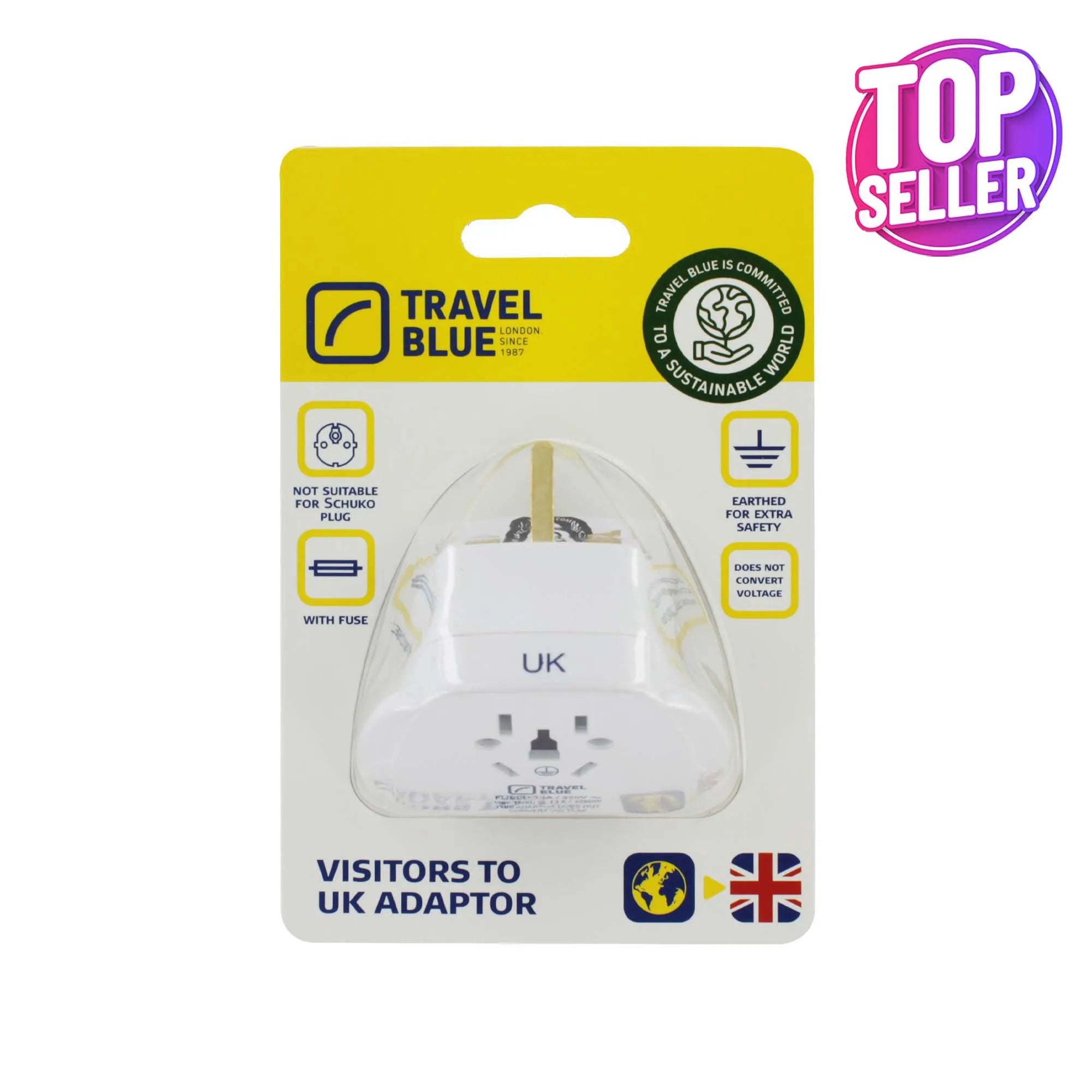 Travel Blue British Adaptor 173/904 (Pack of 6)