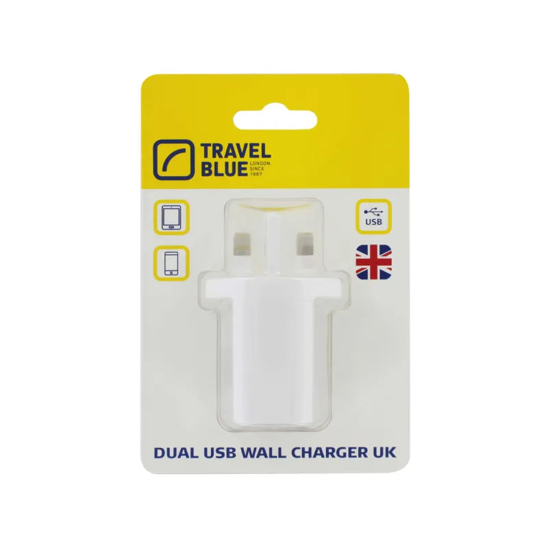 Travel Blue Dual Usb Wall Charger 964 (Pack of 3)