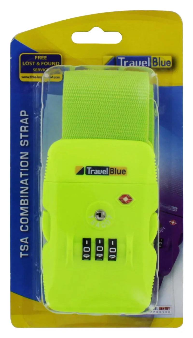 Travel Blue Tsa Combination Strap (043) (Pack of 3)