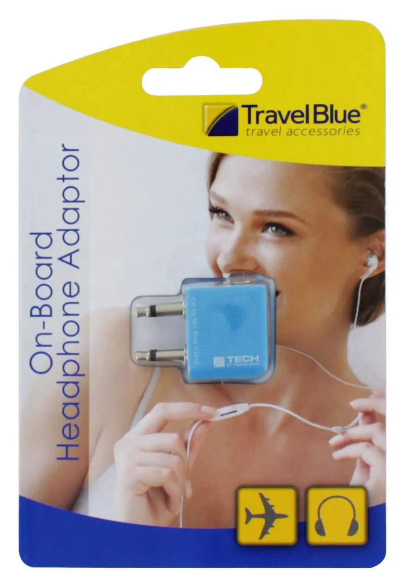 Travel Blue On Board Headphone Adaptor 561 (Pack of 3)