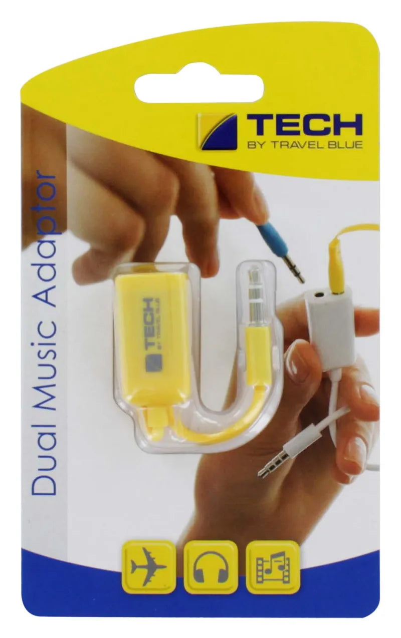 Travel Blue Dual Music Adaptor 562 (Pack of 3)