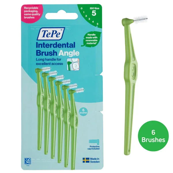 Tepe Angle Interdental Brush Green X12 (Pack of 12)