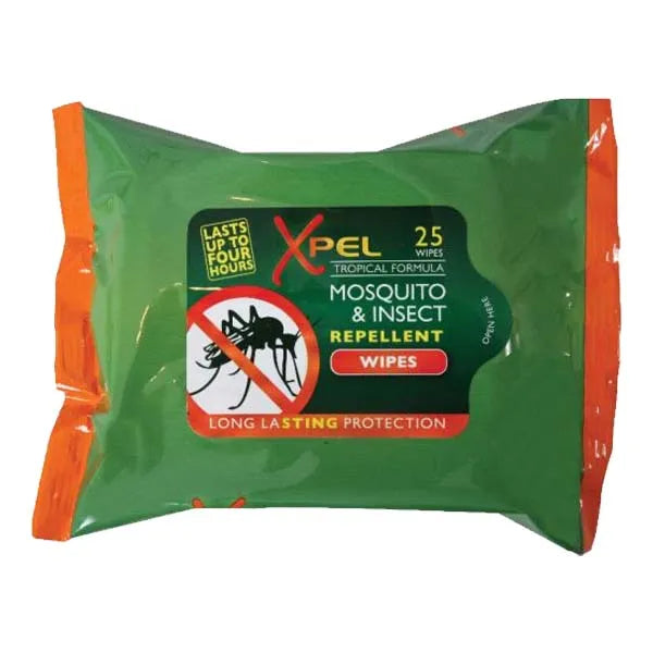 Xpel Mosquito Repellent Wipes (Pack of 12)